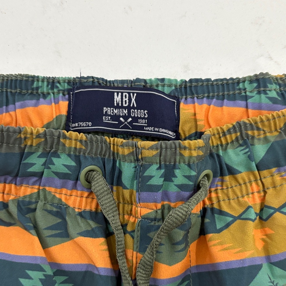Colorful Geometric Pattern Shorts - Picture 2 of 5